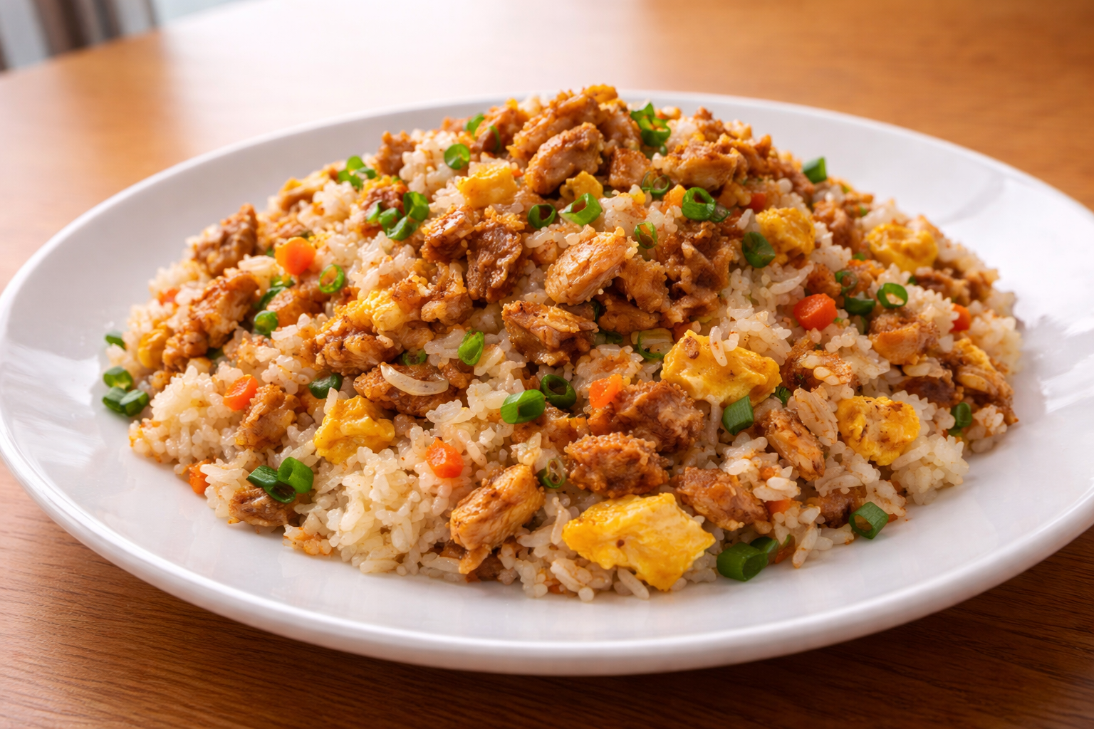 かしわ肉炒飯